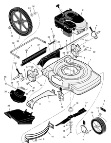 Part Location Diagram of F-010432J Murray Instruction Book